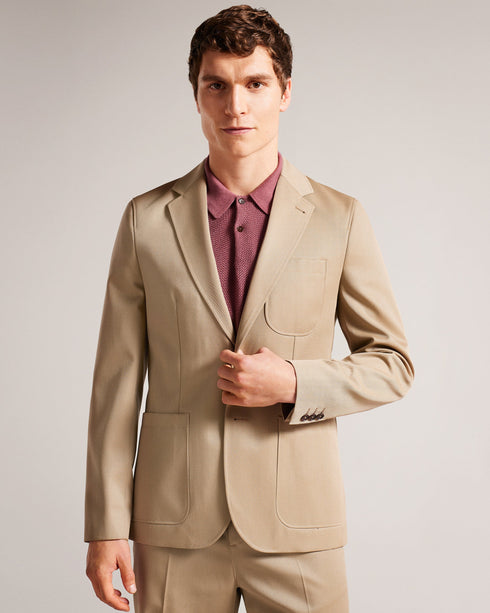 HEDDONJ-Jackets-Nothing says classic like a suit jacket. HEDDONJ is made of soft, pure wool and features notched lapels and a classic single-breasted fit. Now that's impressive. Suit jacket 100% wool Notched lapel Single breasted buttons Pockets Long sleeved George is 6'2" / 1.88m and wears Navy in a Ted size 3- Ted Baker Romania